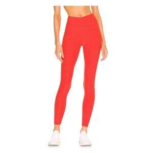 Beyond Yoga Spacedye Caught In The Midi High Waisted Legging XS Red